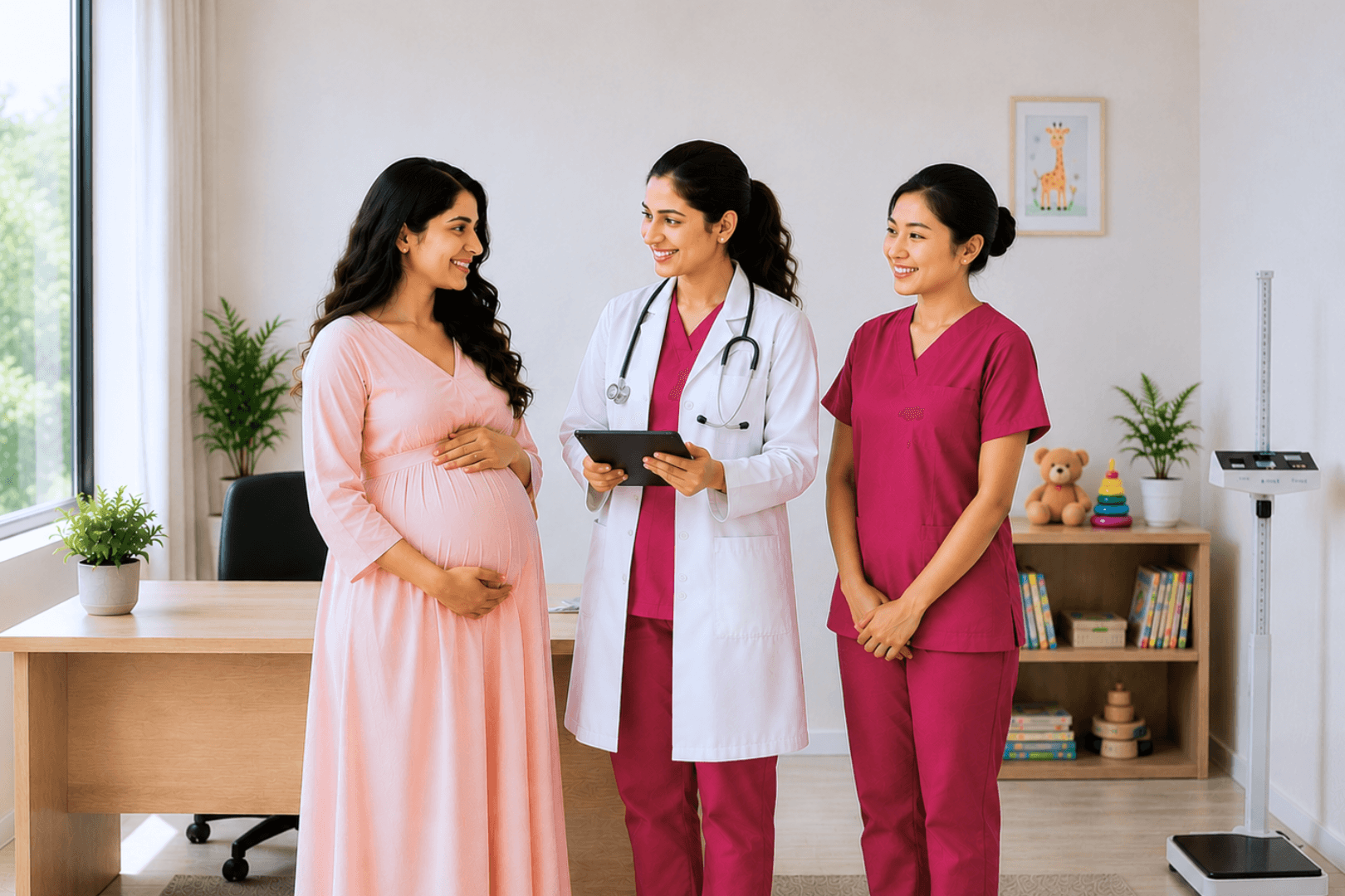 A Motherly Mother Care specialist providing postnatal recovery support at home in Chennai