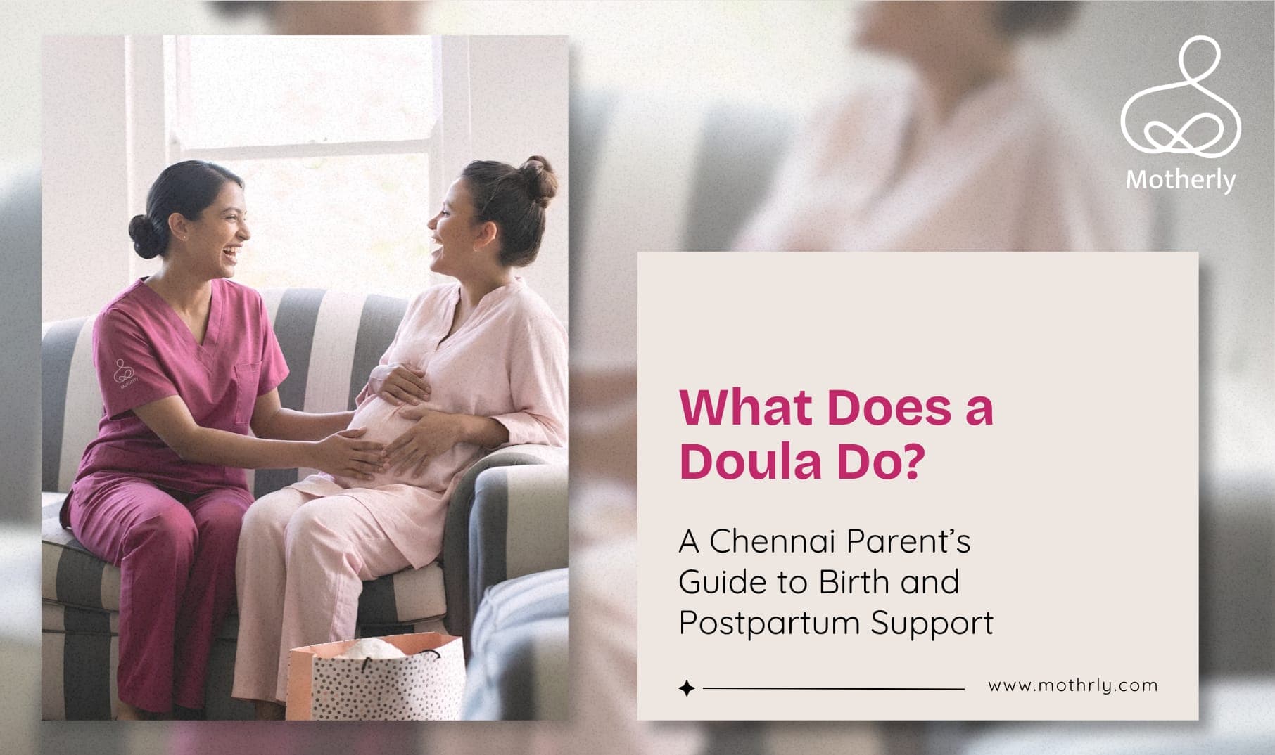 Certified postpartum doula supporting a new mother at home in Chennai